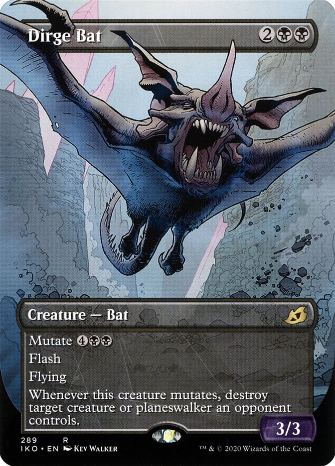 Dirge Bat (Showcase) [Ikoria: Lair of Behemoths] | Gam3 Escape