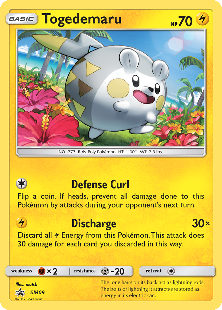 Togedemaru (SM09) [Sun & Moon: Black Star Promos] | Gam3 Escape