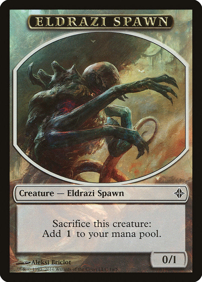 Eldrazi Spawn (1a/5) [Rise of the Eldrazi Tokens] | Gam3 Escape