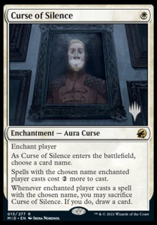 Curse of Silence (Promo Pack) [Innistrad: Midnight Hunt Promos] | Gam3 Escape