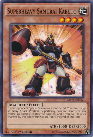 Superheavy Samurai Kabuto [MP15-EN132] Common | Gam3 Escape