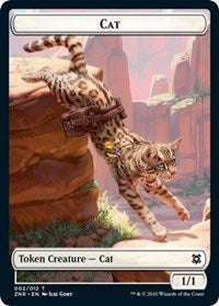 Cat // Hydra Double-sided Token [Zendikar Rising Tokens] | Gam3 Escape