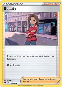 Beauty (148/185) [Sword & Shield: Vivid Voltage] | Gam3 Escape