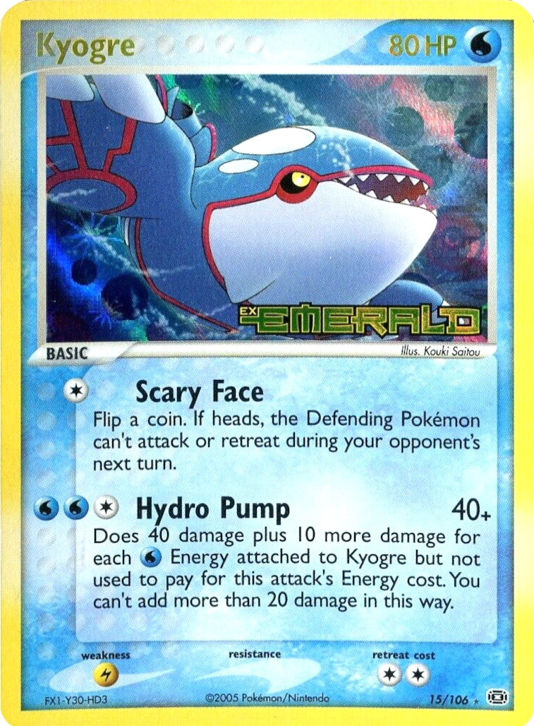 Kyogre (15/106) (Stamped) [EX: Emerald] | Gam3 Escape