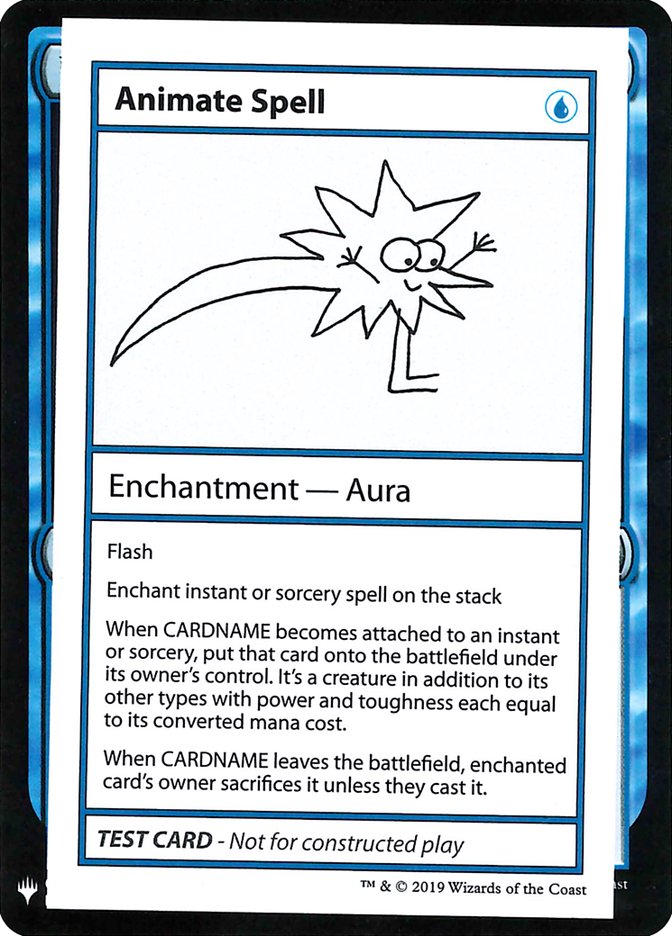 Animate Spell [Mystery Booster Playtest Cards] | Gam3 Escape