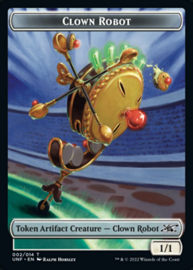 Clown Robot (002) Token [Unfinity Tokens] | Gam3 Escape
