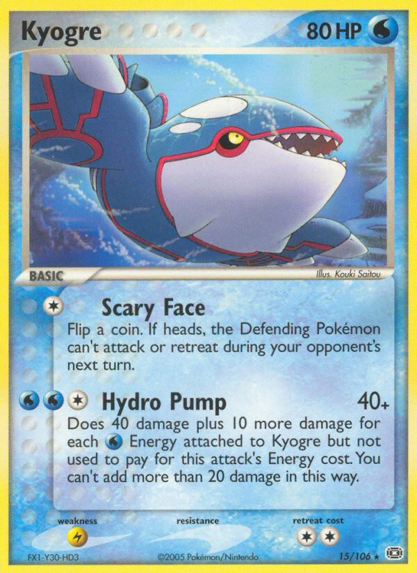 Kyogre (15/106) [EX: Emerald] | Gam3 Escape