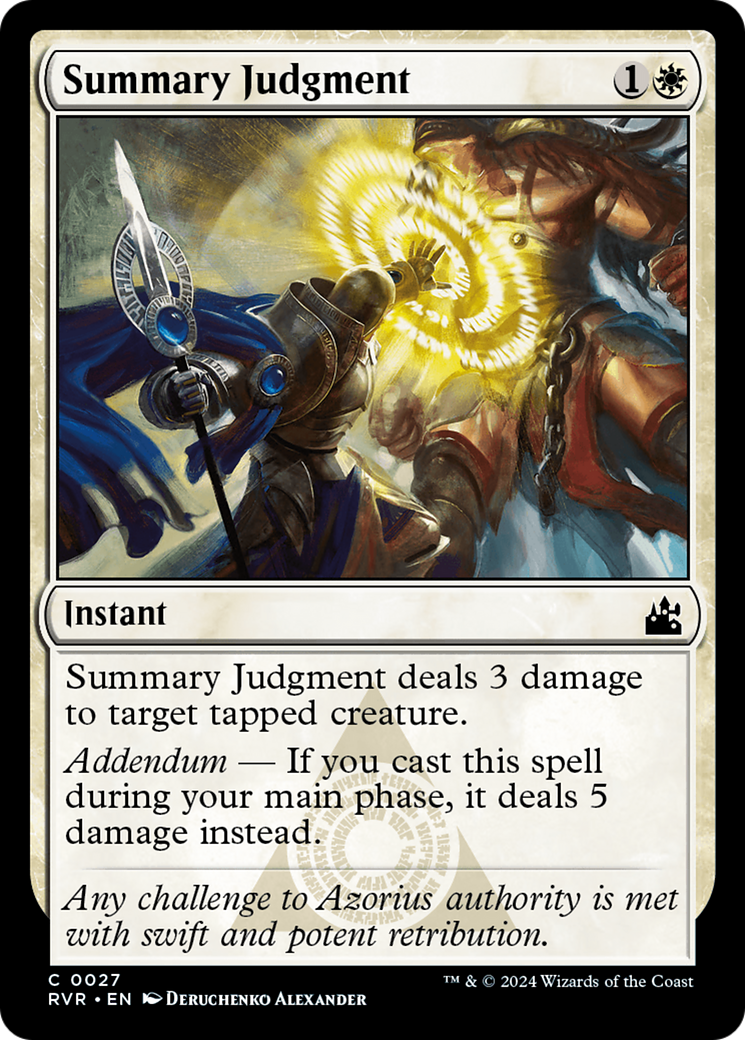 Summary Judgment [Ravnica Remastered] | Gam3 Escape