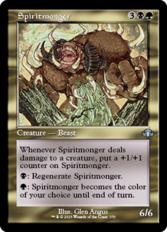 Spiritmonger (Retro) [Dominaria Remastered] | Gam3 Escape