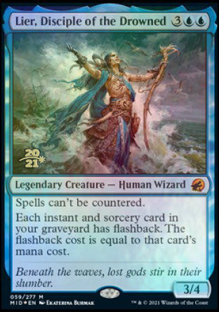 Lier, Disciple of the Drowned [Innistrad: Midnight Hunt Prerelease Promos] | Gam3 Escape