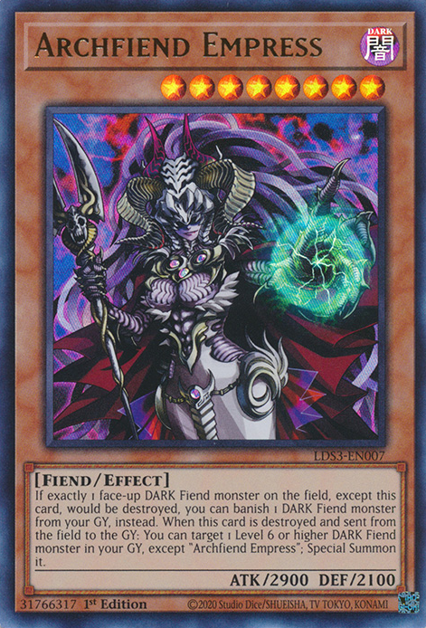 Archfiend Empress [LDS3-EN007] Ultra Rare | Gam3 Escape