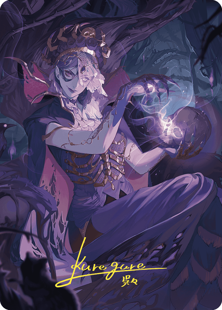Necropotence Art Card (Gold-Stamped Signature) [Wilds of Eldraine Art Series] | Gam3 Escape
