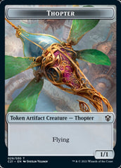 Golem (026) // Thopter Token [Commander 2021 Tokens] | Gam3 Escape