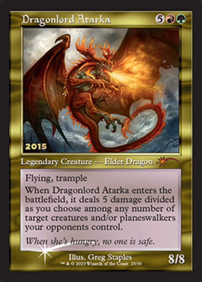 Dragonlord Atarka [30th Anniversary Promos] | Gam3 Escape