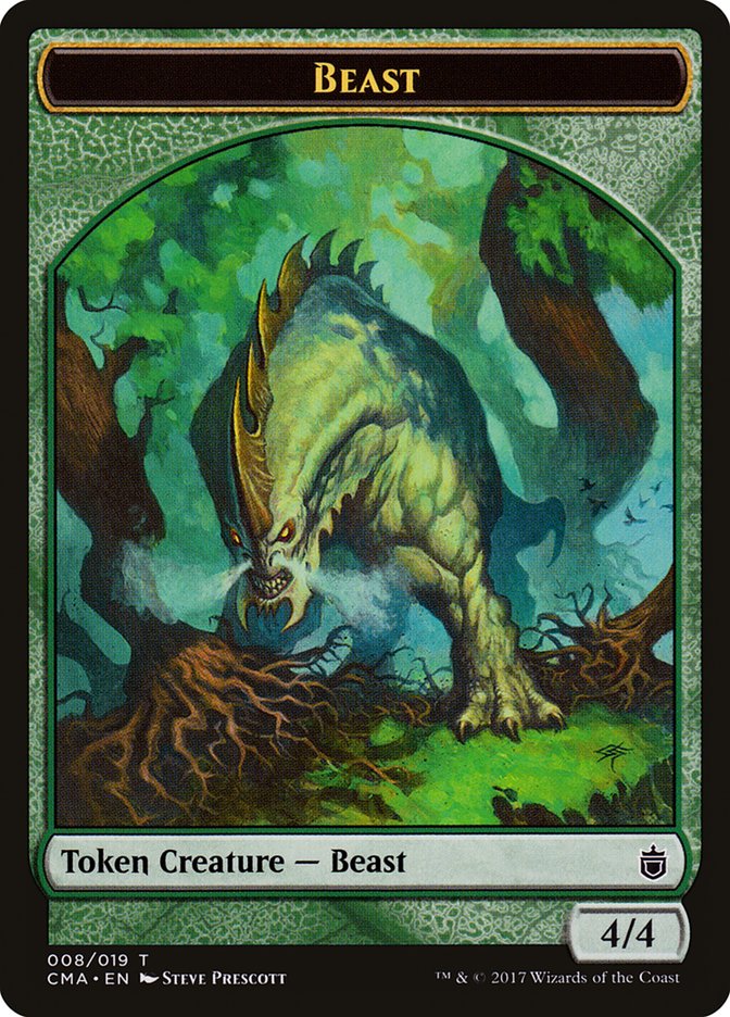 Beast (008/019) [Commander Anthology Tokens] | Gam3 Escape