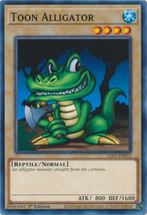 Toon Alligator [LDS1-EN052] Common | Gam3 Escape