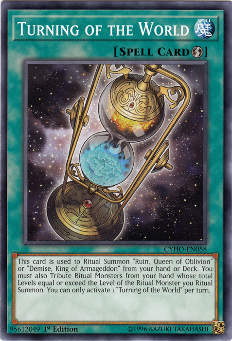 Turning of the World [CYHO-EN058] Common | Gam3 Escape
