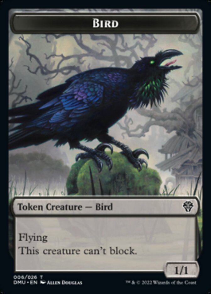 Phyrexian // Bird (006) Double-sided Token [Dominaria United Tokens] | Gam3 Escape