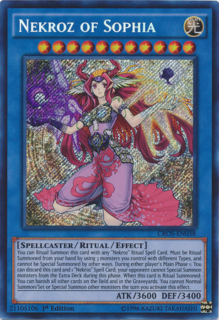 Nekroz of Sophia [CROS-EN038] Secret Rare | Gam3 Escape