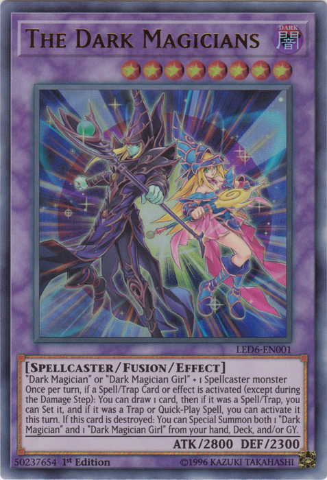 The Dark Magicians [LED6-EN001] Ultra Rare | Gam3 Escape