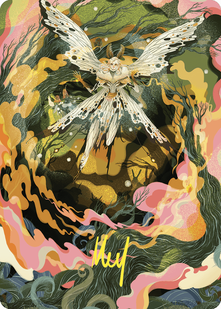Greater Auramancy Art Card (Gold-Stamped Signature) [Wilds of Eldraine Art Series] | Gam3 Escape