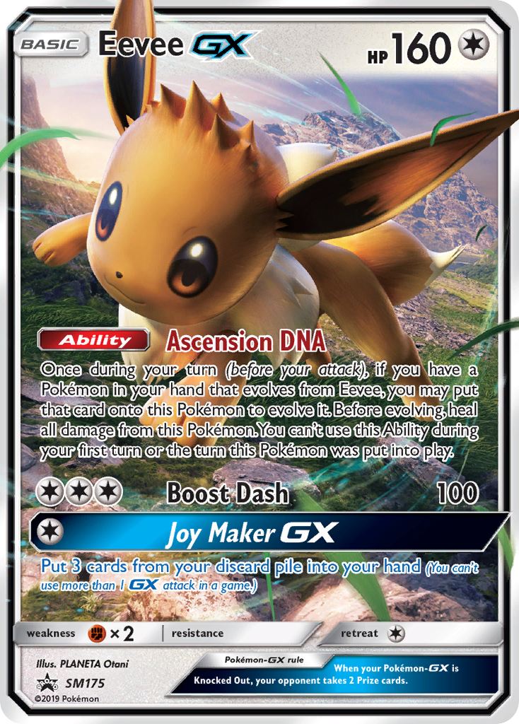 Eevee GX (SM175) (Jumbo Card) [Sun & Moon: Black Star Promos] | Gam3 Escape