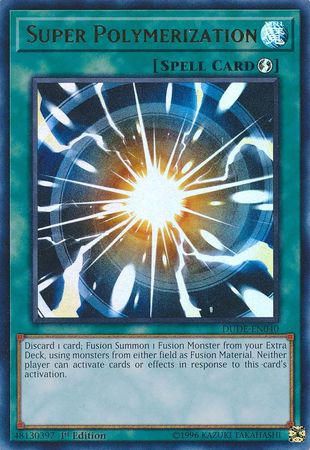 Super Polymerization [DUDE-EN040] Ultra Rare | Gam3 Escape