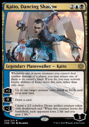 Kaito, Dancing Shadow (Promo Pack) [Phyrexia: All Will Be One Promos] | Gam3 Escape