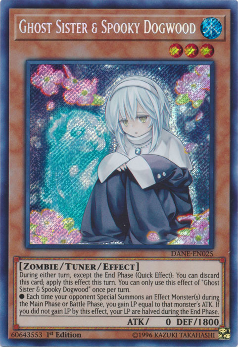 Ghost Sister & Spooky Dogwood [DANE-EN025] Secret Rare | Gam3 Escape