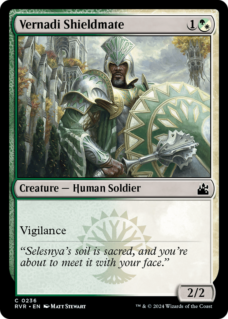 Vernadi Shieldmate [Ravnica Remastered] | Gam3 Escape