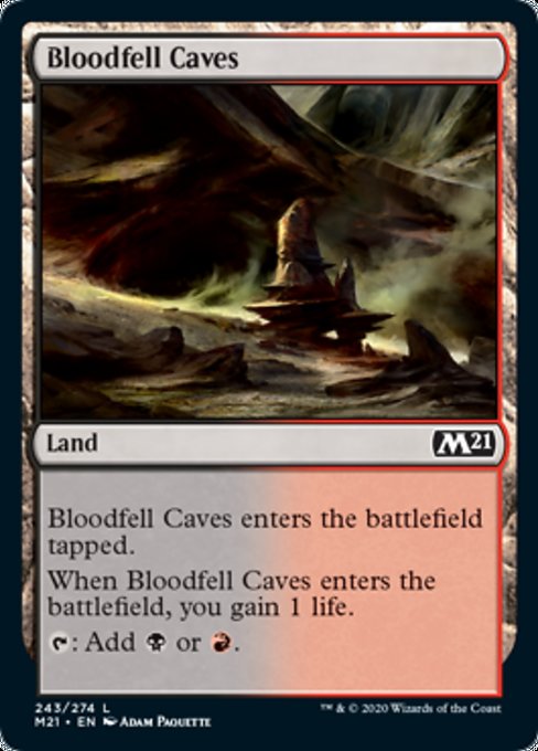 Bloodfell Caves [Core Set 2021] | Gam3 Escape