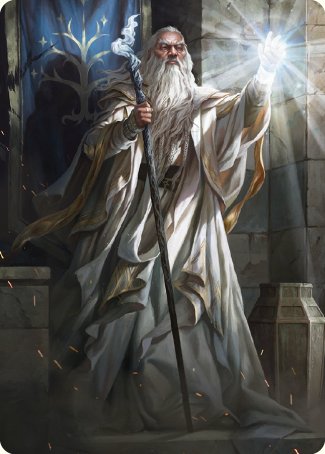 Gandalf the White Art Card [The Lord of the Rings: Tales of Middle-earth Art Series] | Gam3 Escape