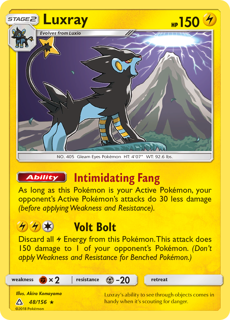 Luxray (48/156) [Sun & Moon: Ultra Prism] | Gam3 Escape