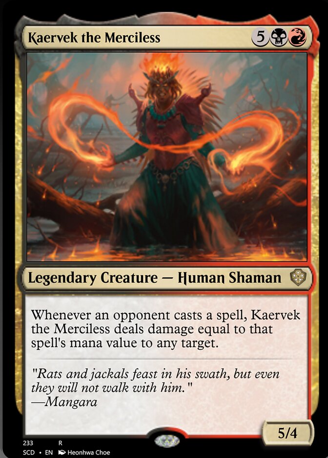 Kaervek the Merciless [Starter Commander Decks] | Gam3 Escape