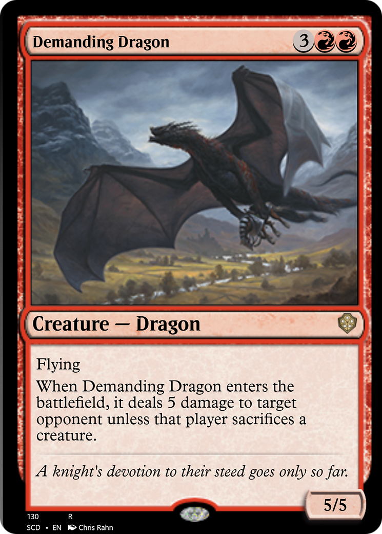 Demanding Dragon [Starter Commander Decks] | Gam3 Escape