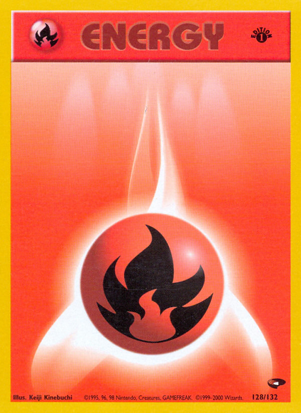Fire Energy (128/132) [Gym Challenge 1st Edition] | Gam3 Escape