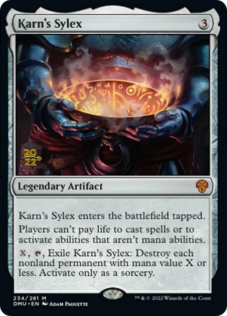 Karn's Sylex [Dominaria United Prerelease Promos] | Gam3 Escape