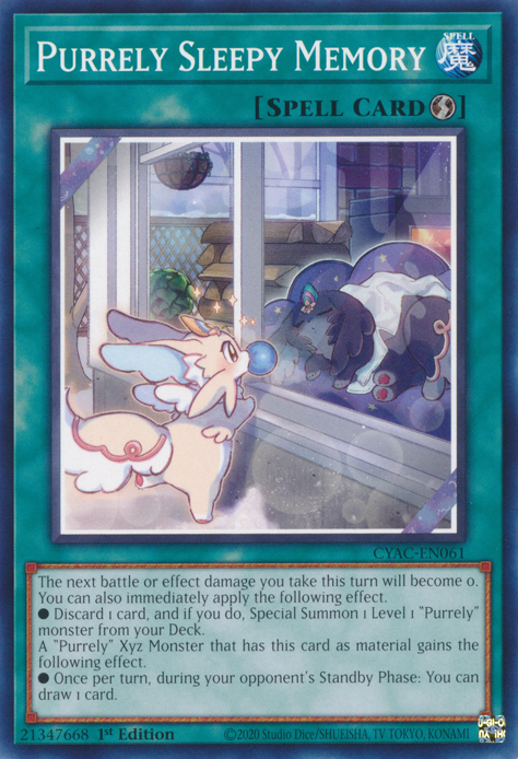Purrely Sleepy Memory [CYAC-EN061] Common | Gam3 Escape