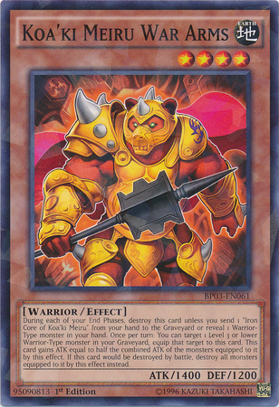 Koa'ki Meiru War Arms (Shatterfoil) [BP03-EN061] Common | Gam3 Escape