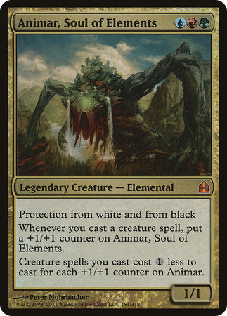 Animar, Soul of Elements (Oversized) [Commander 2011 Oversized] | Gam3 Escape