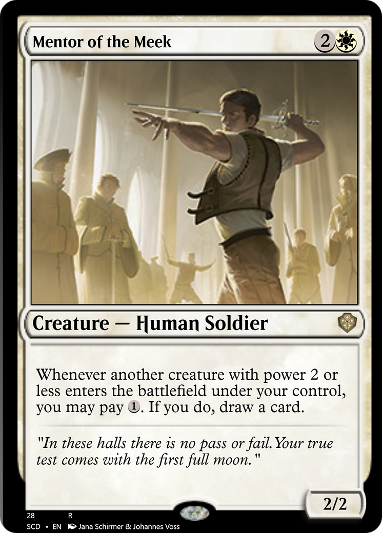 Mentor of the Meek [Starter Commander Decks] | Gam3 Escape