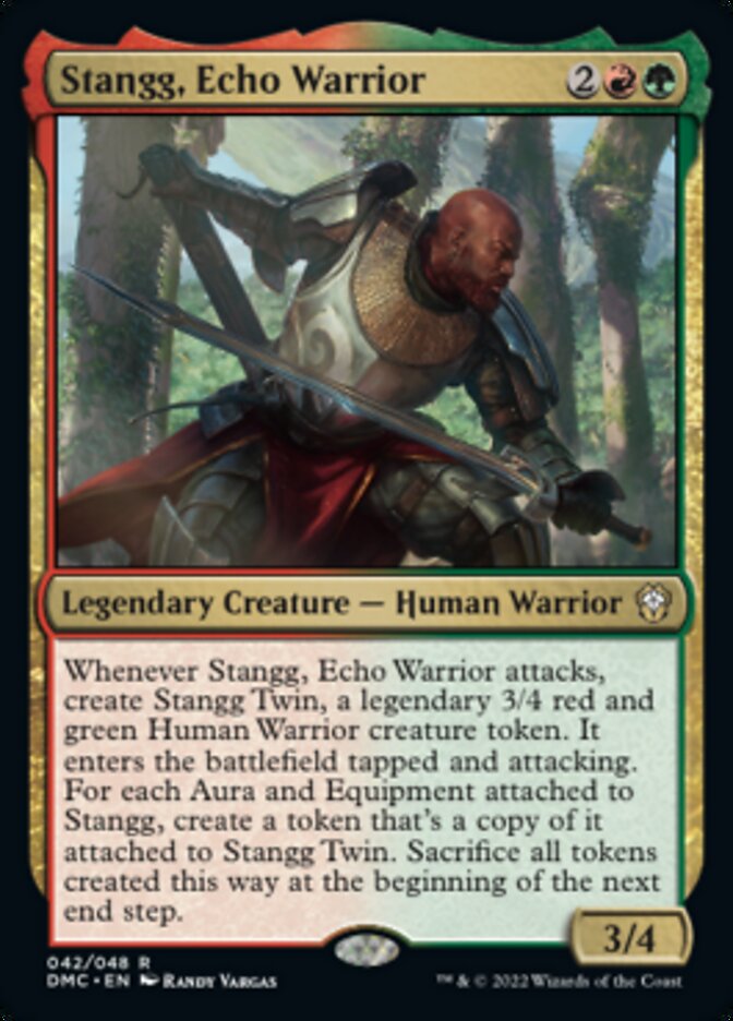 Stangg, Echo Warrior [Dominaria United Commander] | Gam3 Escape