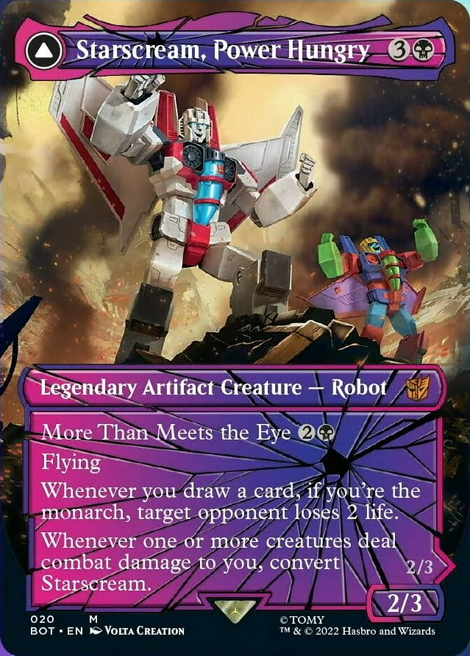 Starscream, Power Hungry // Starscream, Seeker Leader (Shattered Glass) [Universes Beyond: Transformers] | Gam3 Escape