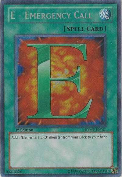 E - Emergency Call [RYMP-EN024] Secret Rare | Gam3 Escape