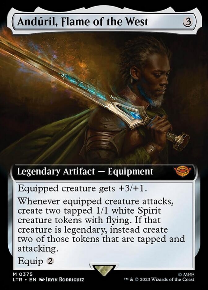Anduril, Flame of the West (Extended Art) [The Lord of the Rings: Tales of Middle-Earth] | Gam3 Escape