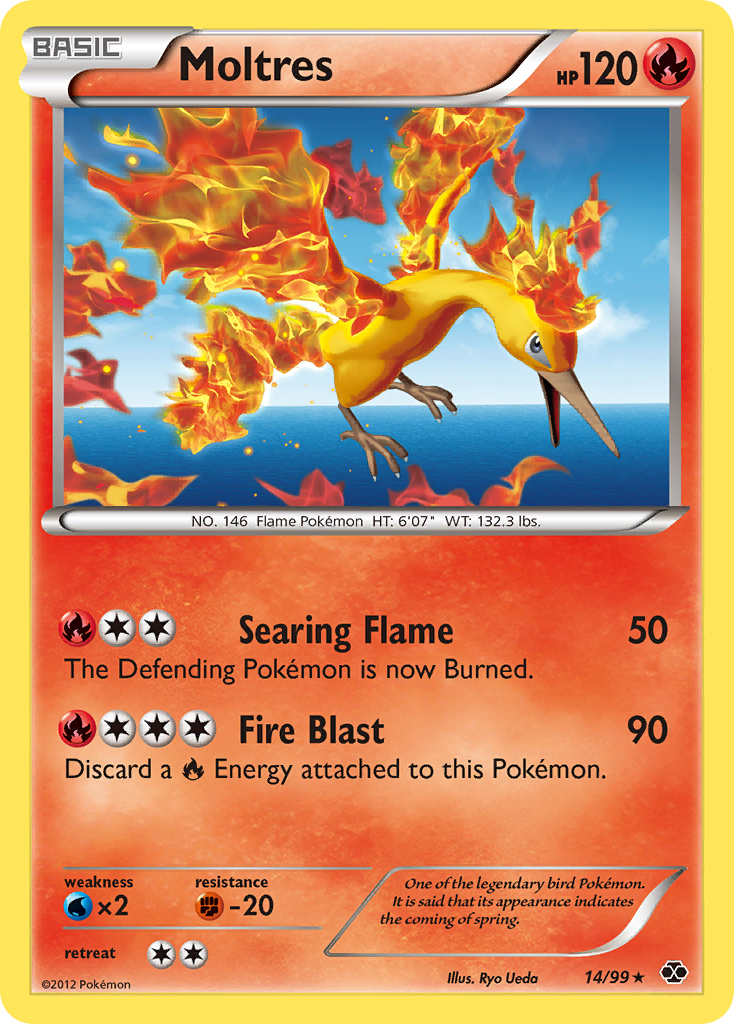 Moltres (14/99) [Black & White: Next Destinies] | Gam3 Escape