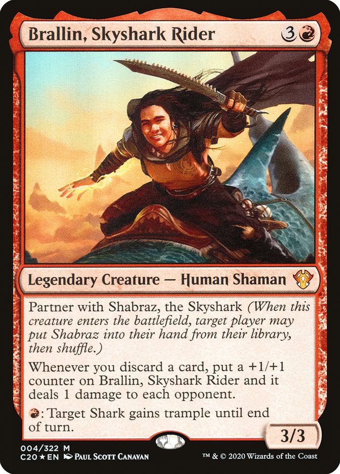 Brallin, Skyshark Rider [Commander 2020] | Gam3 Escape