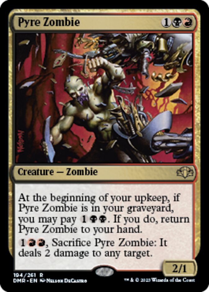 Pyre Zombie [Dominaria Remastered] | Gam3 Escape