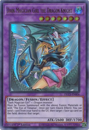 Dark Magician Girl the Dragon Knight (Alternate Art) (Purple) [DLCS-EN006] Ultra Rare | Gam3 Escape