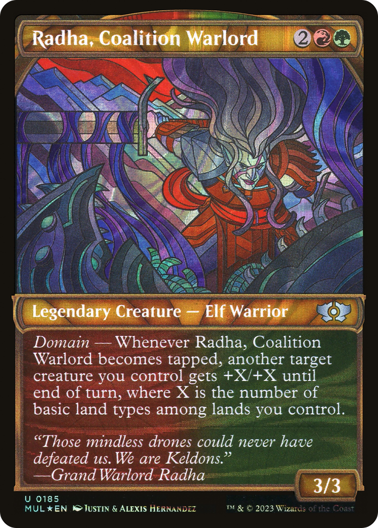 Radha, Coalition Warlord (Halo Foil) [Multiverse Legends] | Gam3 Escape